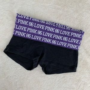 Vs pink yoga shorts